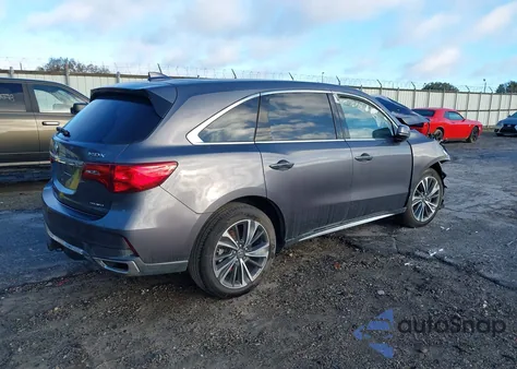 2020 Acura Mdx Technology Package z USA, uszkodzony, nr VIN 5J8YD4H5XLL005127